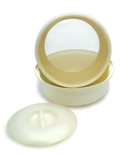 YBM Home Plastic Sifter Sifter with Cover an Bowl, 50 Mesh ba1029