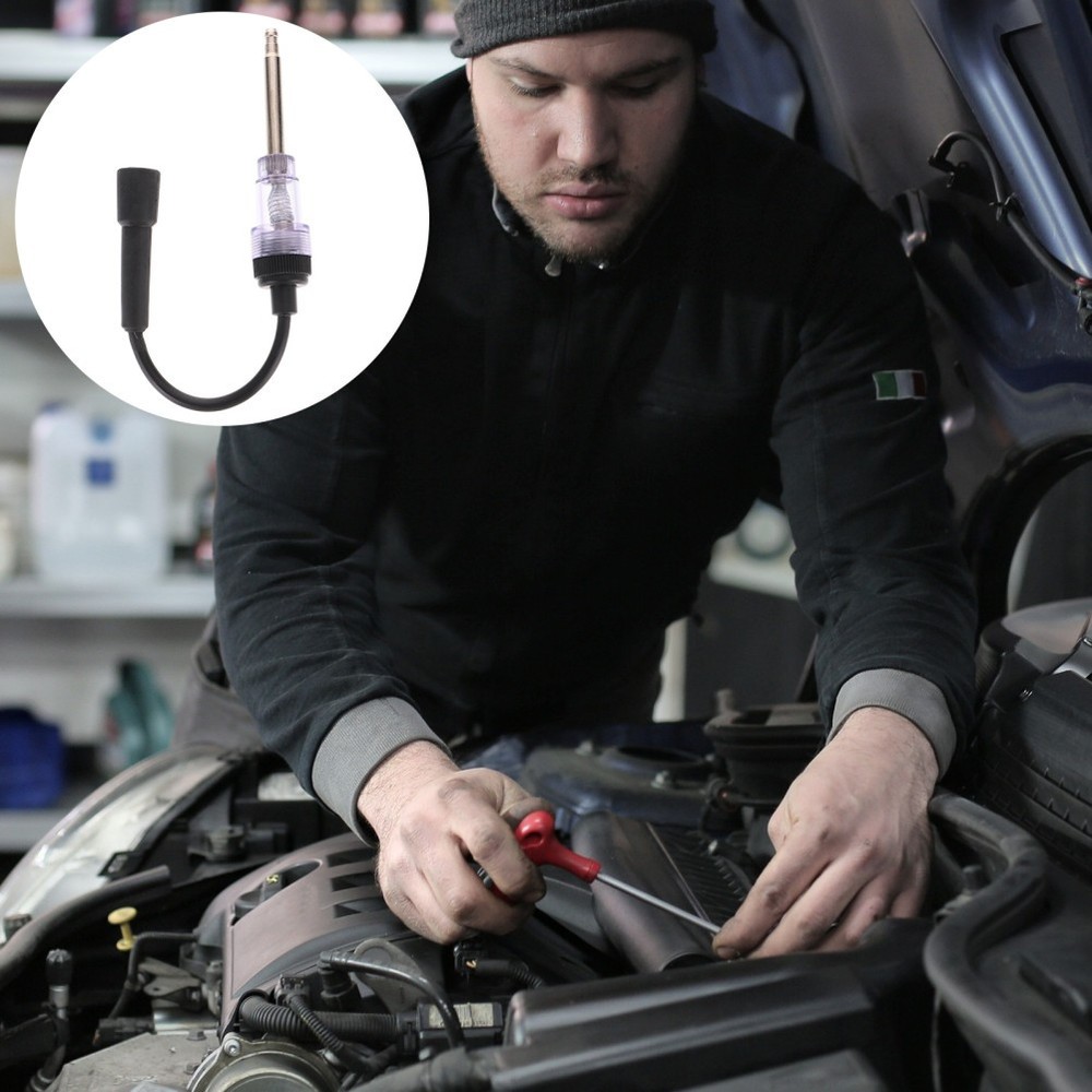 Practical Plug Engine Ignition Tester Inline Spark Plug Tester for Automotive