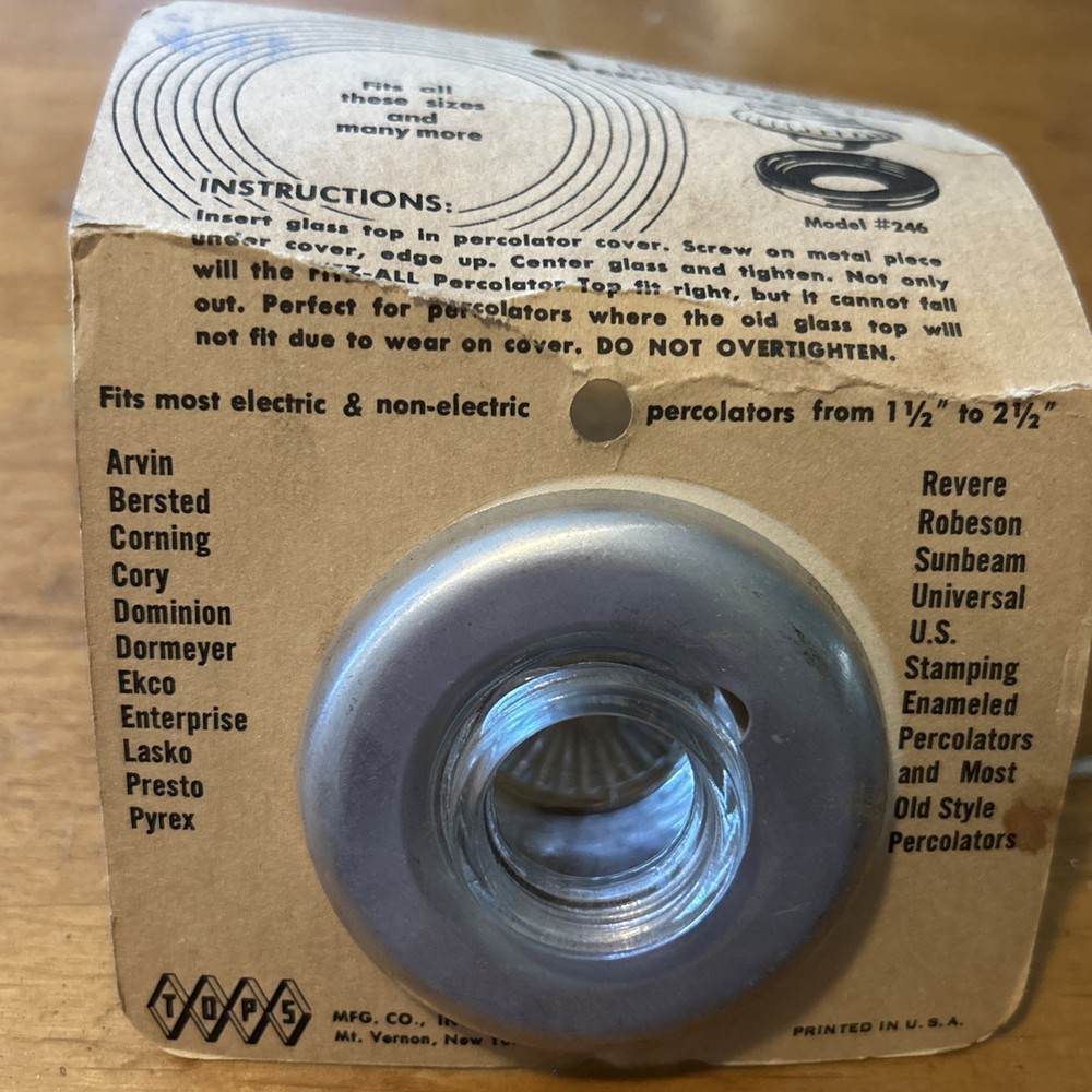 Fits-All Percolator Top