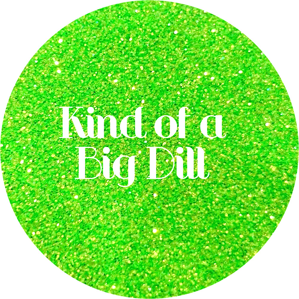 Premium Polyester Glitter - Neon Green Iridescent