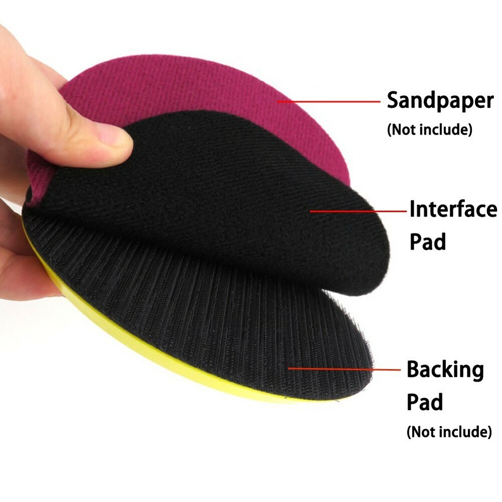 5 Inch Interface Pad Protection Backing Pad Hook And Loop For Protect Sanders Au
