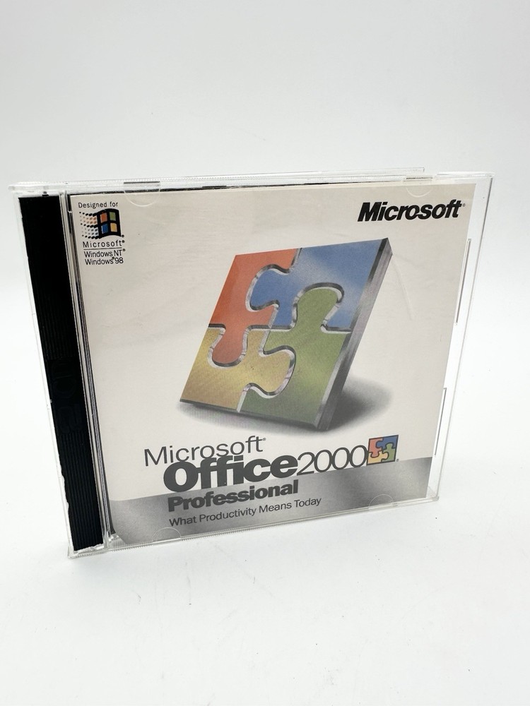 Microsoft Office - 2000 (CD) Professional With Product Key