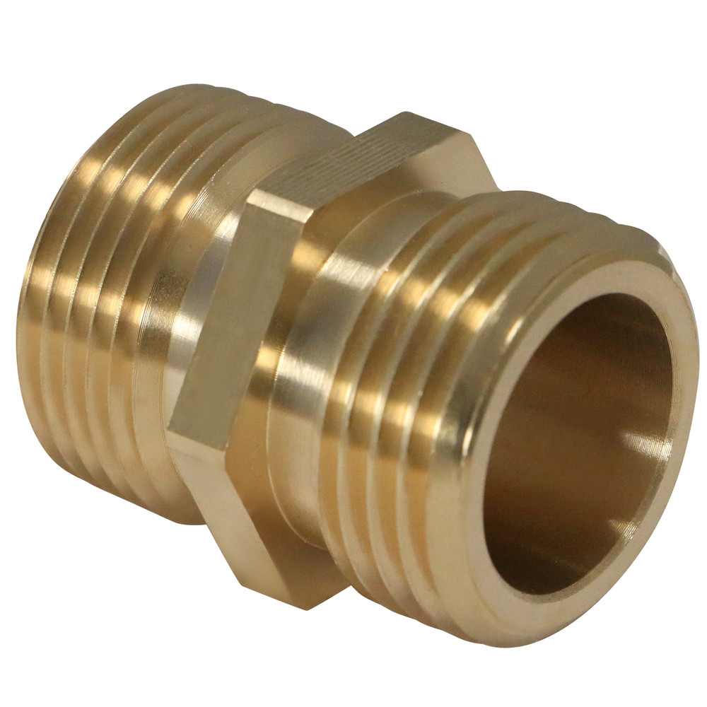 1-100 Pack - 3/4" MHT Garden Hose Threaded X 3/4" MHT Garden Hose Threaded