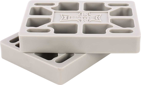 DOGTOWN 1/2" RISERS SET GREY