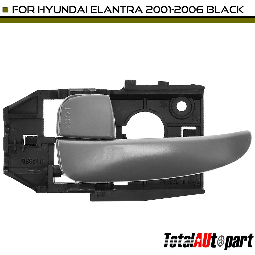 Gray Interior Door Handle for Hyundai Elantra 2001-2006 Front Driver Left Side