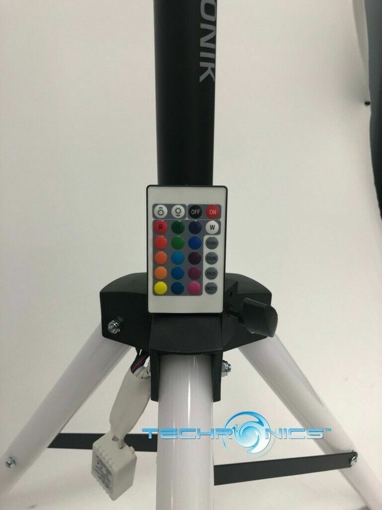 ALPHASONIK UNIVERSAL 6' ADJUSTABLE VARIABLE LED LIGHTS TRIPOD DJ SPEAKER STAND