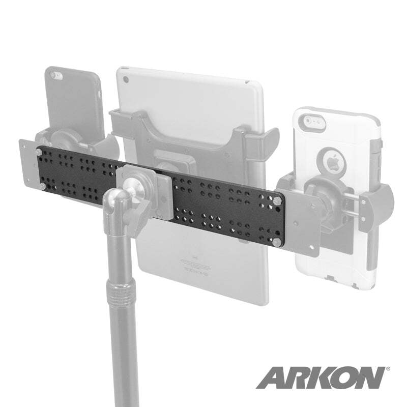 Universal Equipment Multi-device Mounting Plate - 13.75" x 2" AMPS Bolt Pattern