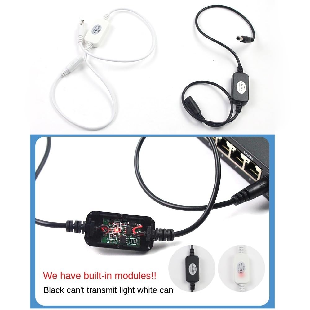 2 Pack Router Rebooter Automatically Reboots DC Cable 5.5Mm X 2.1Mm Plug Program