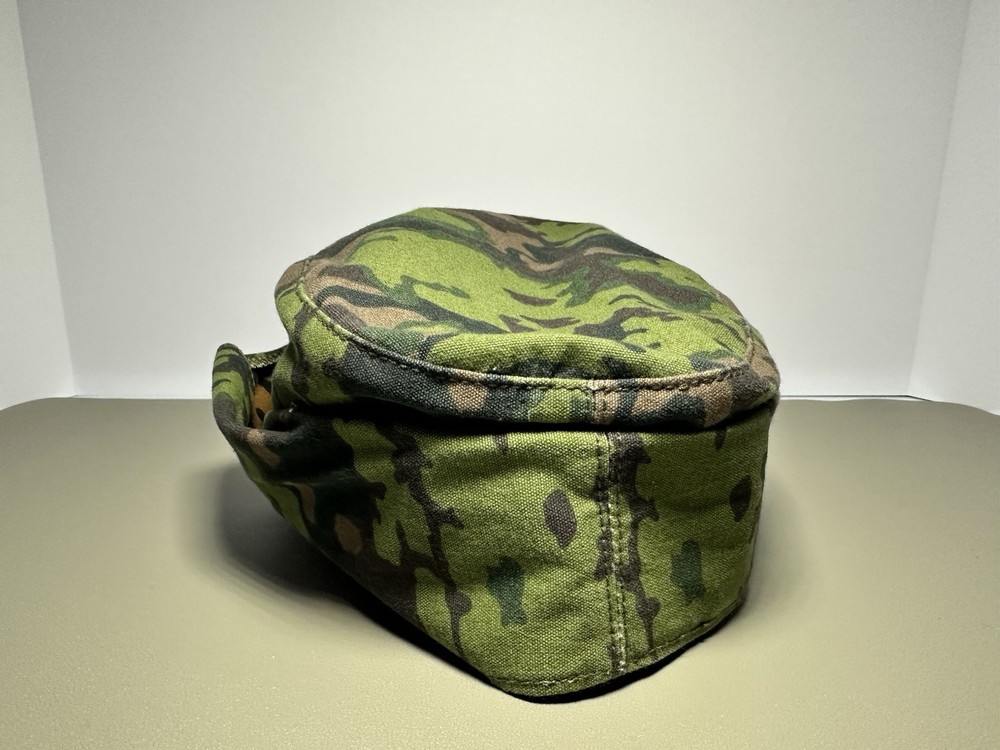 WWll Geman M43 Field Cap Spring Oakleaf Pattern, Size 19 - WW2, Vintage, Cap