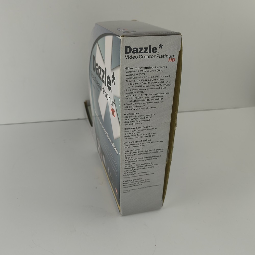 Dazzle Video Creator Platinum HD Includes Pinnacle Studio HD