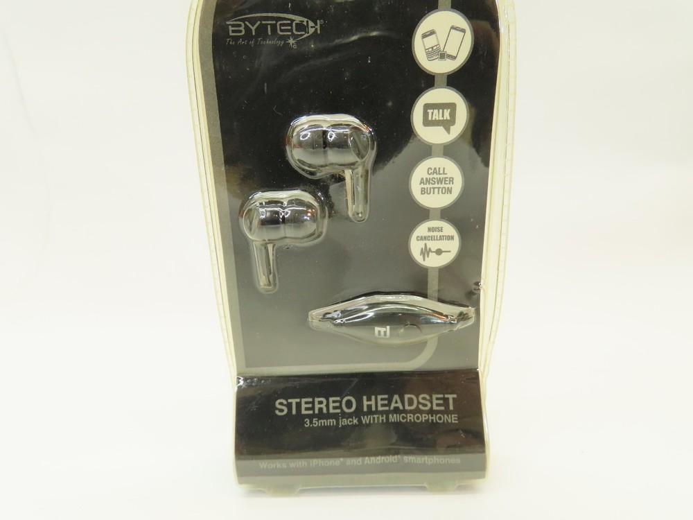 STEREO HEADSET BYTECH 3.5MM HEADSET MICOPHONE