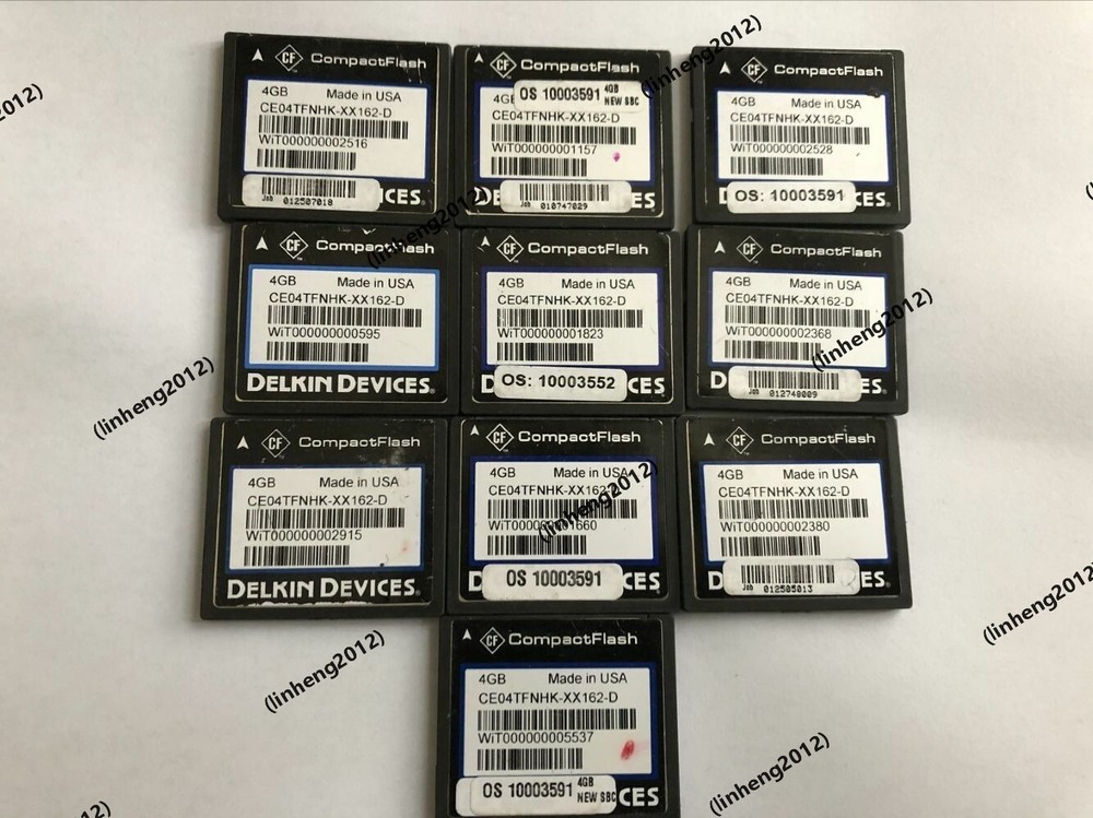 10pcs Delkin Devices 4GB COMPACTFLASH Memory Card