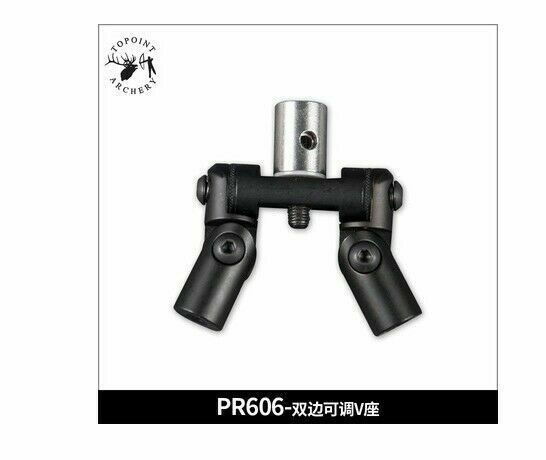 Topoint Archery Adjustable V-Bar Compound Bow CNC Milling Anodized Stabilizer