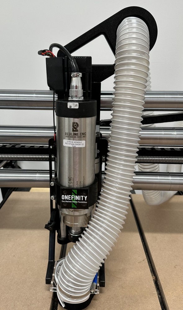 Onefinity Elite CNC Dust Hose Bracket: 3D Printed Support Mount