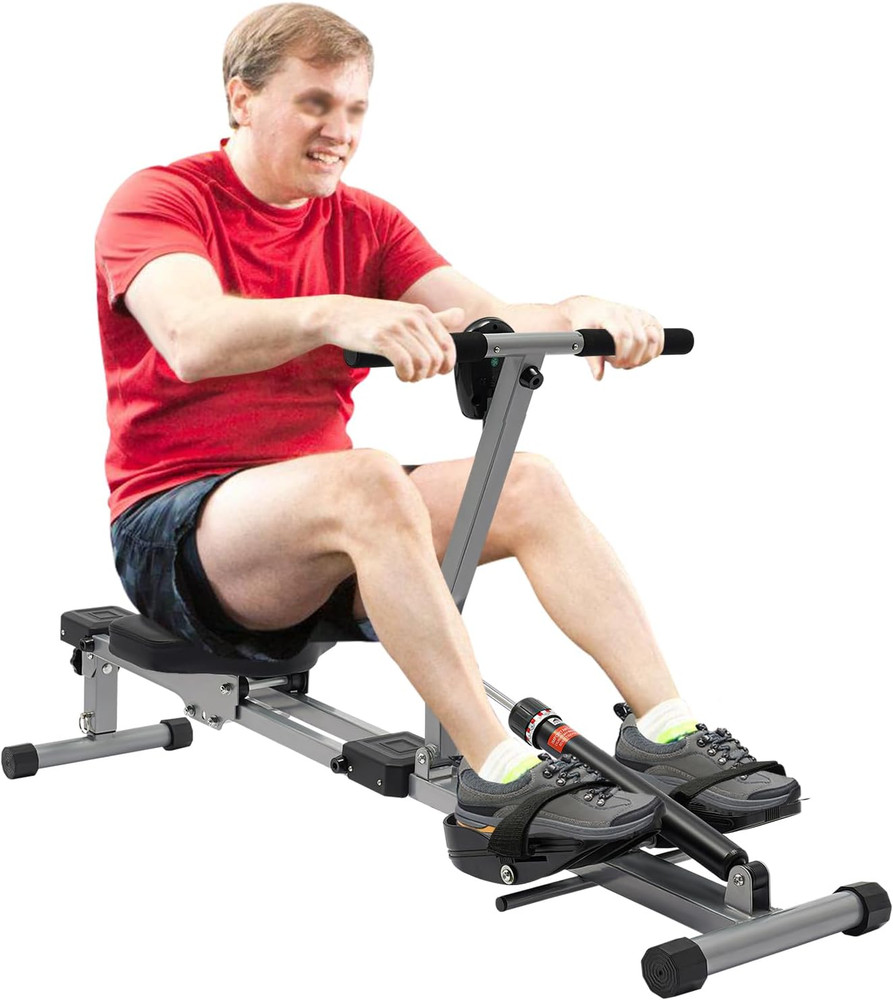 Rowing Machines, Compact Adjustable Rowing Machine, Foldable Row Machine Rowing
