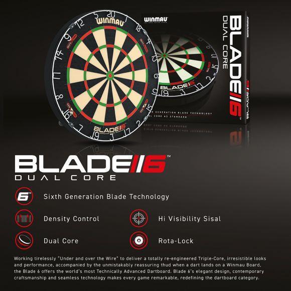 WINMAU BLADE 6 DUAL CORE DART BOARD