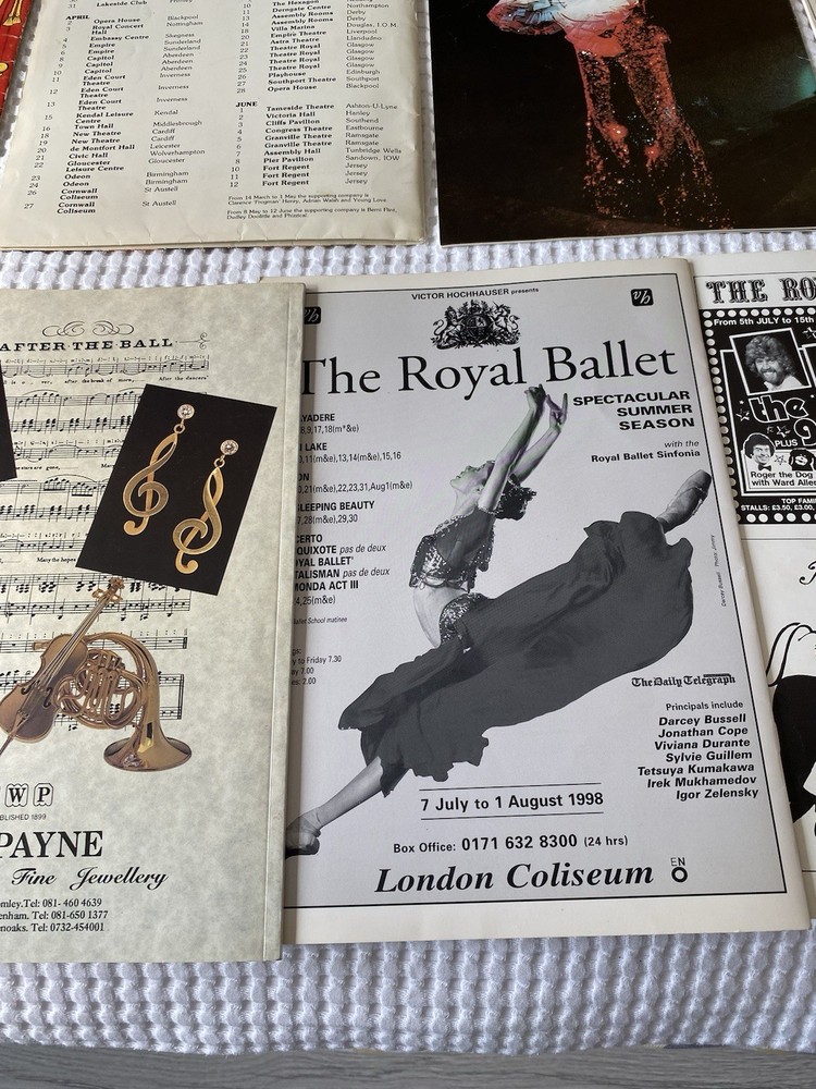 Theatre Programmes Bundle Job 18 Theatre Programmes Various Titles