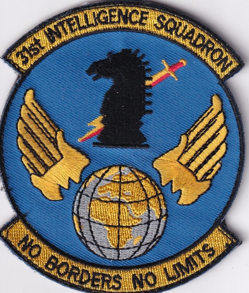 31st Intelligence Squadron color US Air Force USAF patch