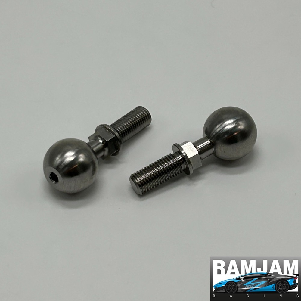 Arrma Fireteam 6s Titanium Pillow Ball Set (Fine Thread)