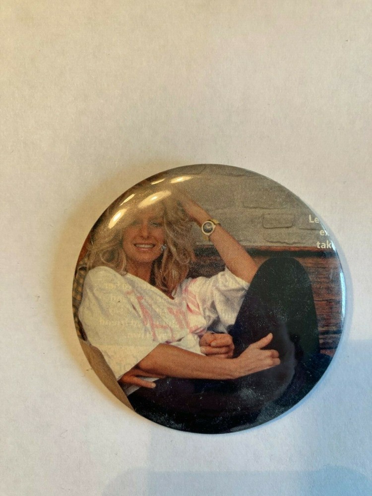Farah Fawcett 3 Inch Pinback Button