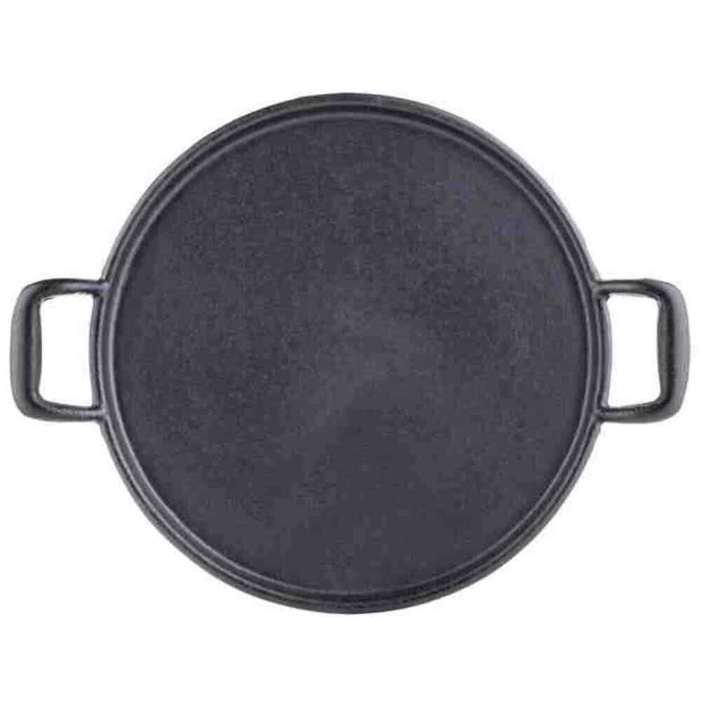Pizza Pan With Handles | Cast Iron | TableCraft
