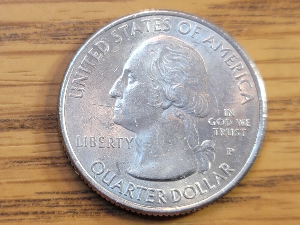 2015 P Bombay Hook ATB Quarter WDDR-007 Doubled Die Reverse Mint Error.