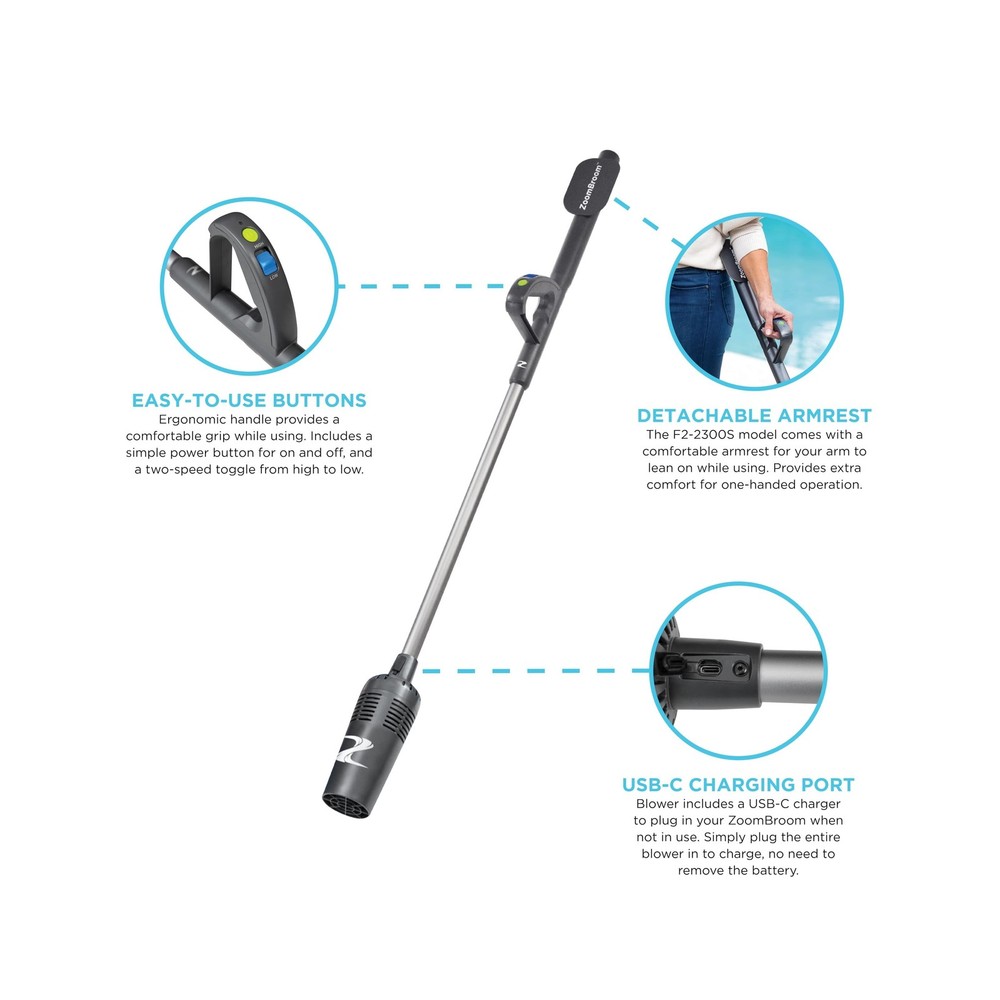 Lightweight Air Broom with Ergonomic Handle – Powerful, Controlled Airflow