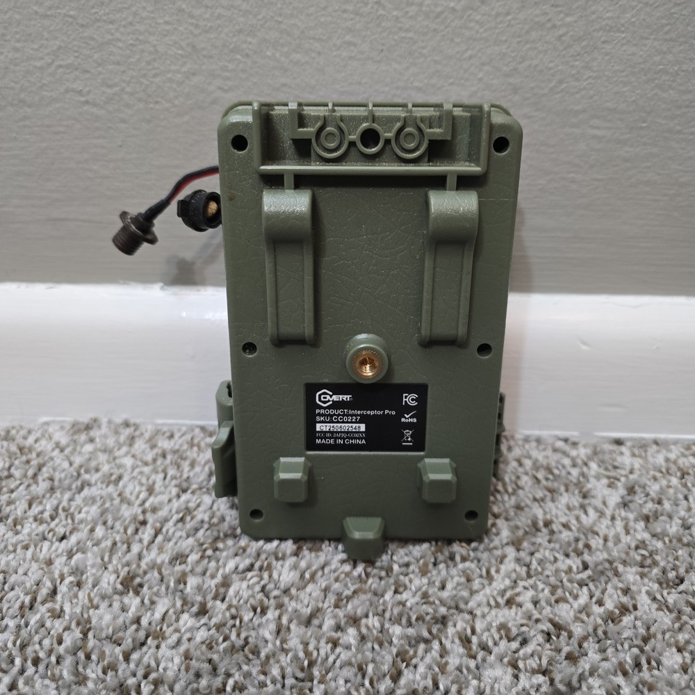 Covert Interceptor Pro Wireless Cellular 20MP Game Trail Camera Untested As Is