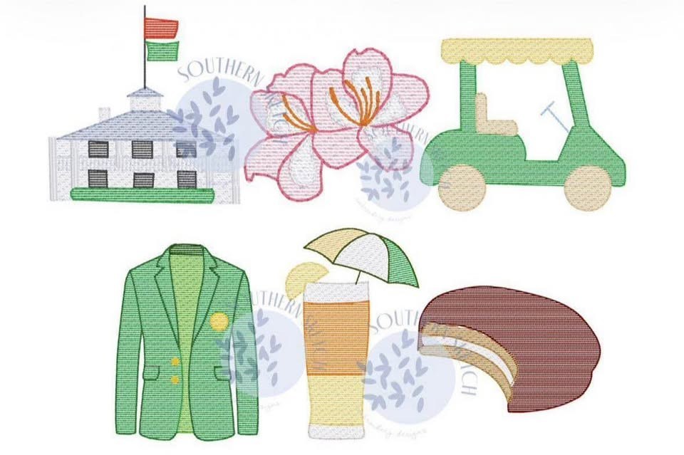 Masters Wreath Sash