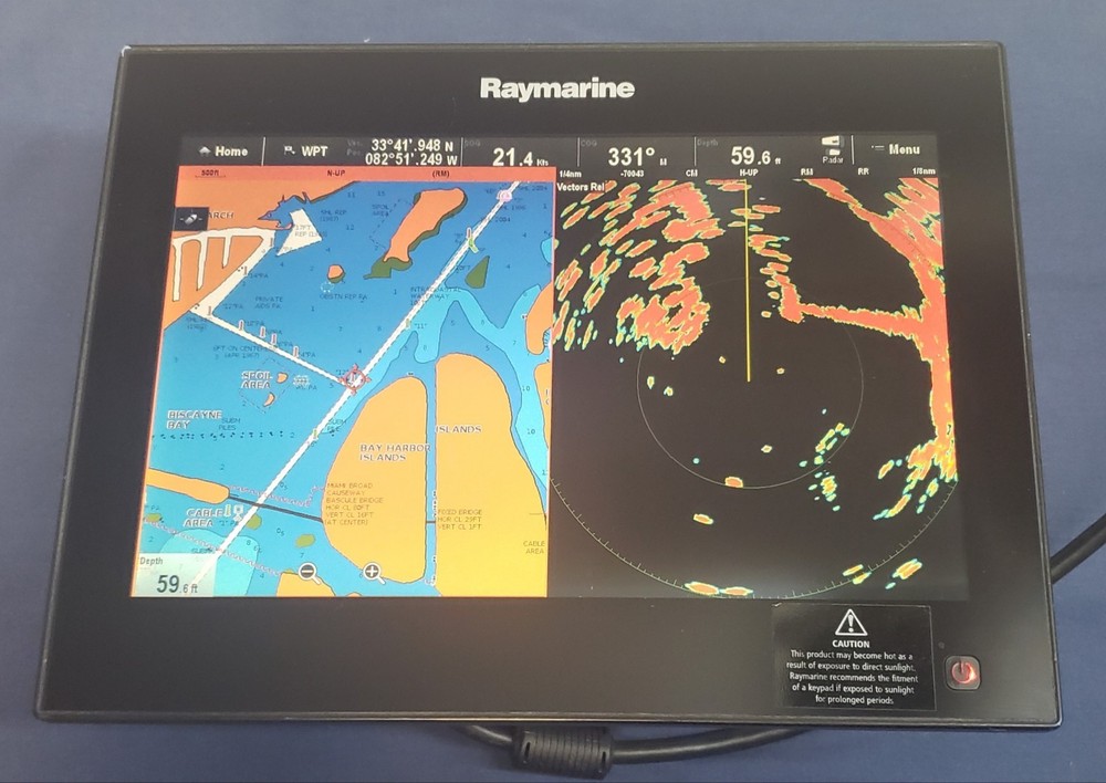 Raymarine gS125 12" Glass Bridge Touchscreen Chartplotter Display - E70125