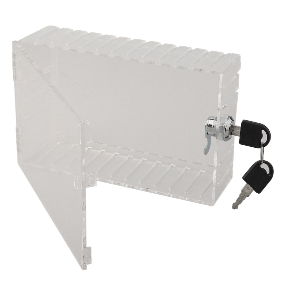 Transparent Thermostat Lock Box with Keys for Enhanced Security Features