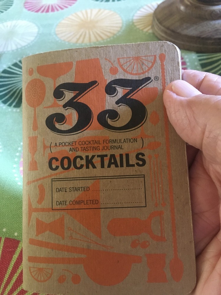 33  cocktails Journal Pocket Sized New - FORMULATION
