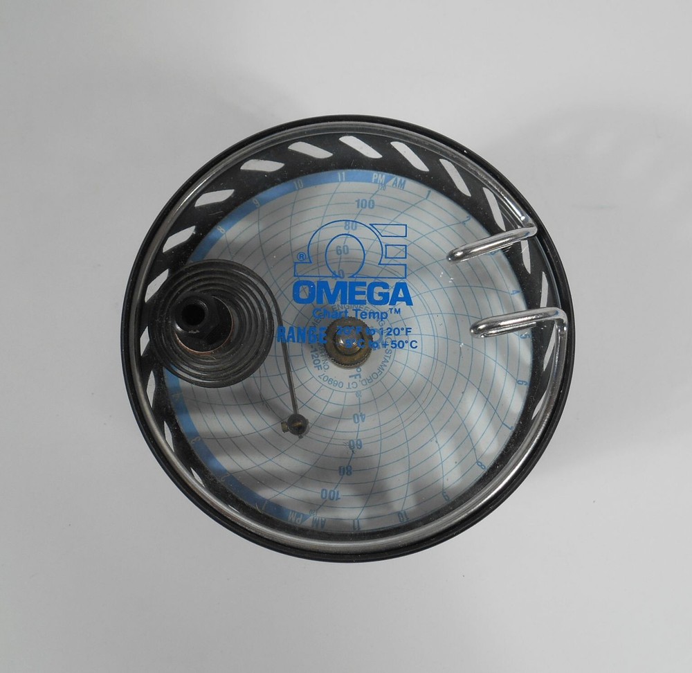 Omega Engineering Chart-Temp 24 Hour Spring Wound Temperature Recorder w/Charts