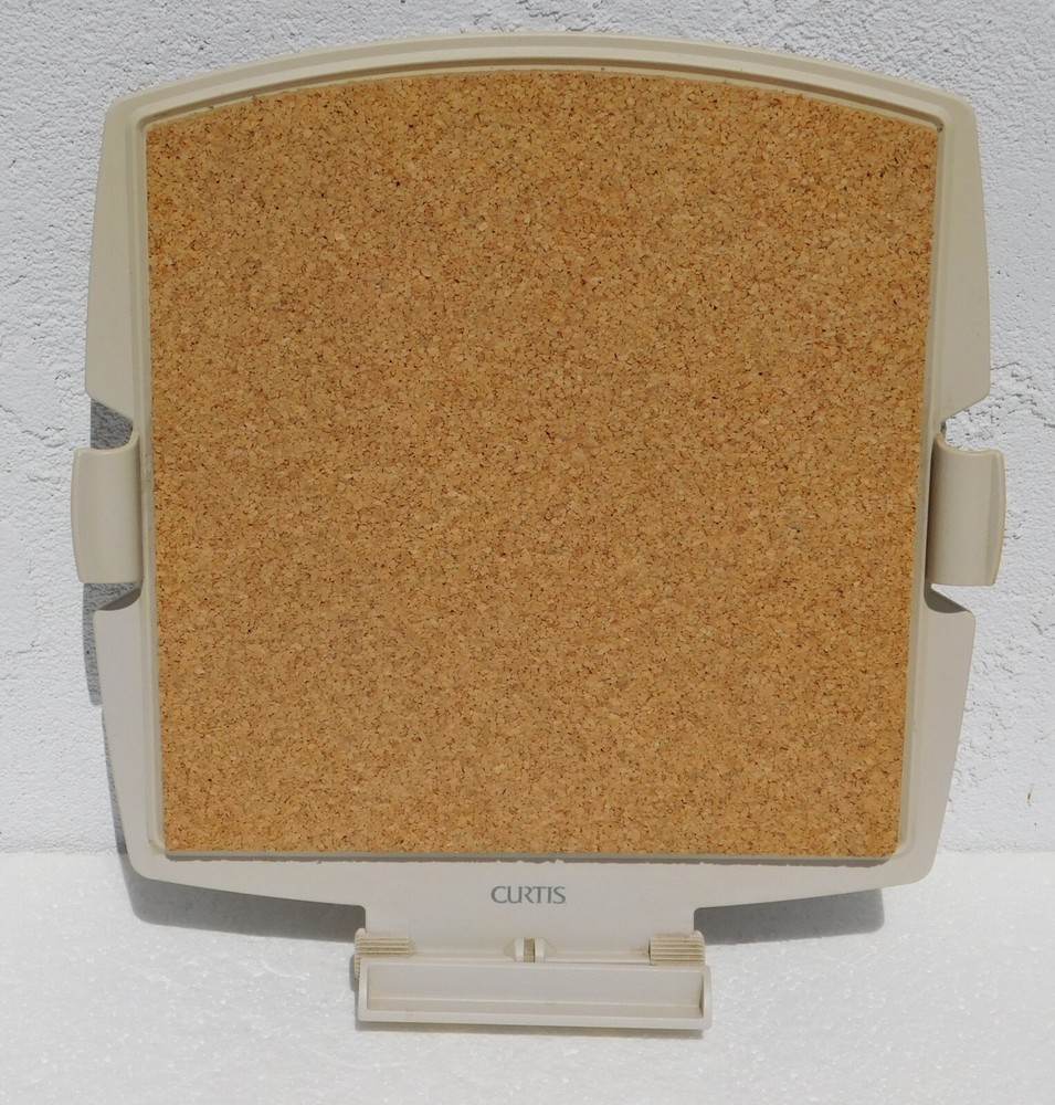 VTG 80's Retro Computer Cork Board Clip On CURTIS