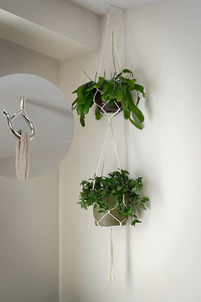 PlusRoc 20 Pack Stainless Steel Ceiling Hooks for Silver