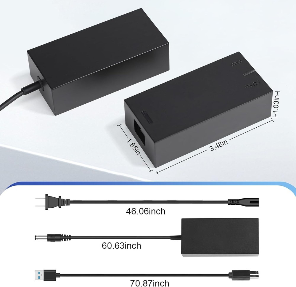 Kinect Adapter Charger for Xbox One S/X Kinect 2.0 Sensor and Windows PC