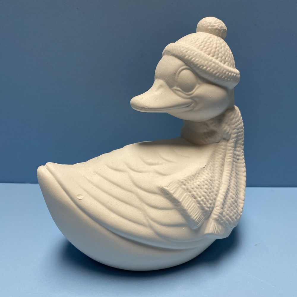 Ceramic Bisque Christmas Duck Ready To Paint