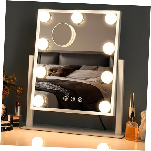 Vanity Mirror with Lights, Makeup Mirror with Lights, 3 Color Lighting White