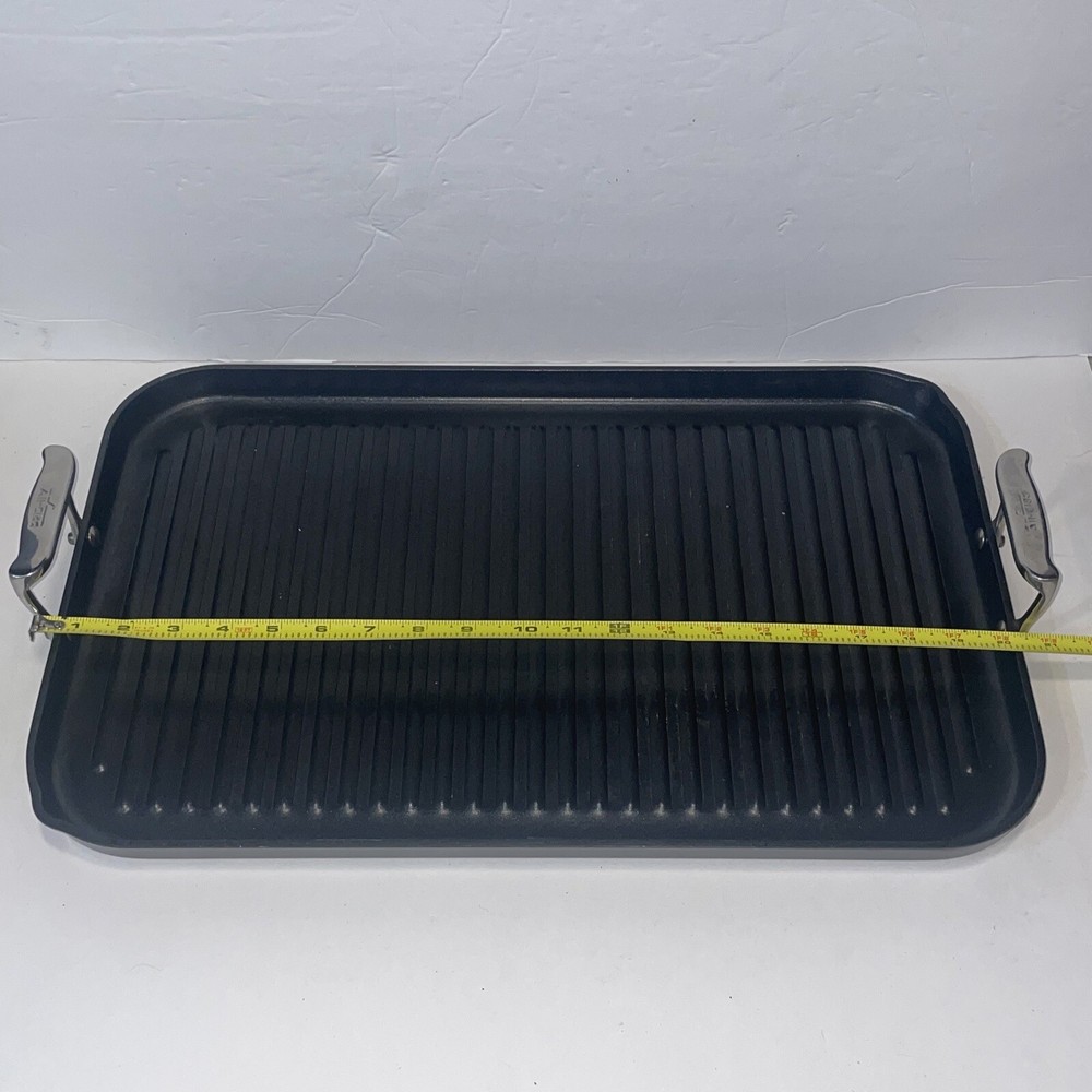 ALL-CLAD 13x20 Non-Stick Double Burner Griddle DS07 Pre Owned