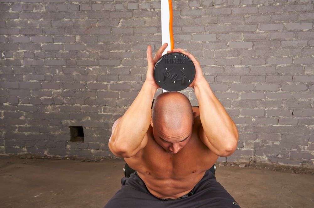 TRI - BELLS 6" Cable Machine Tricep Extensions Grip