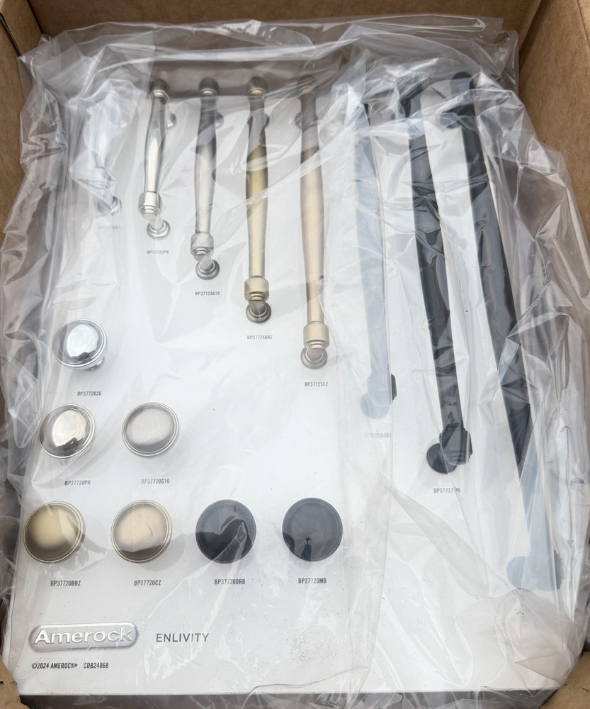 Amerock Showroom Display Board Cabinet Pulls & Knobs For Enlivity Line