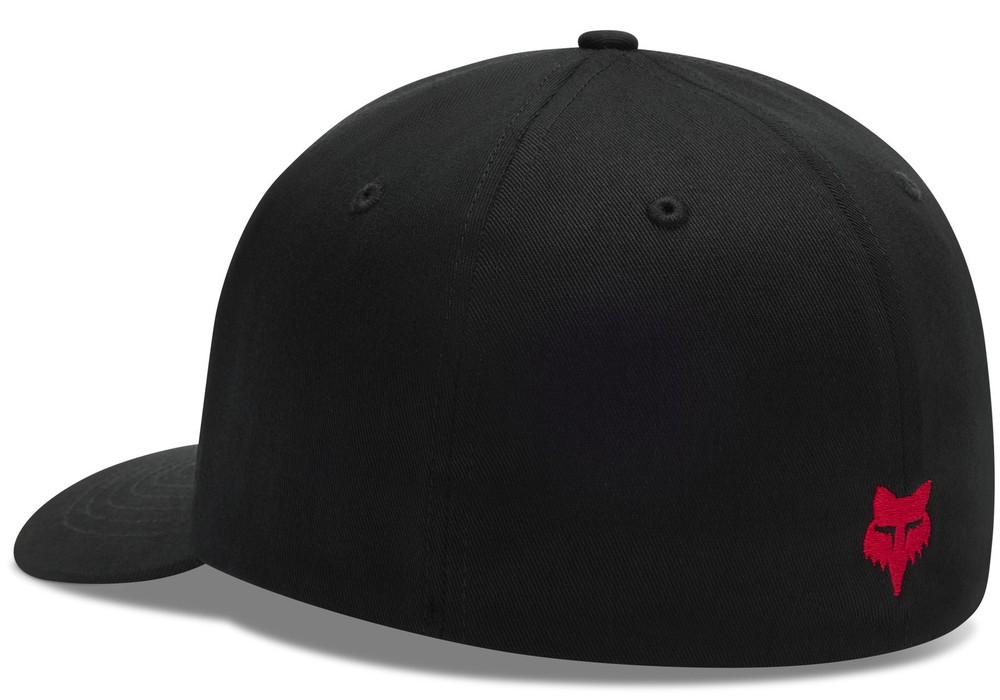 Fox Racing Typeface Flexfit Hat Black