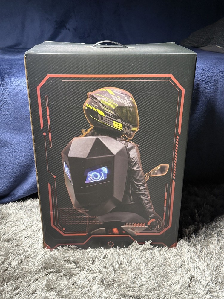 LED Motorcycle Riding Backpack APP Control Spacious