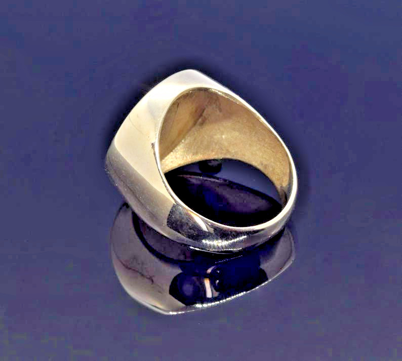 Sterling Silver St. Benedict Medal Exorcism Ring Protective Catholic Jewelry