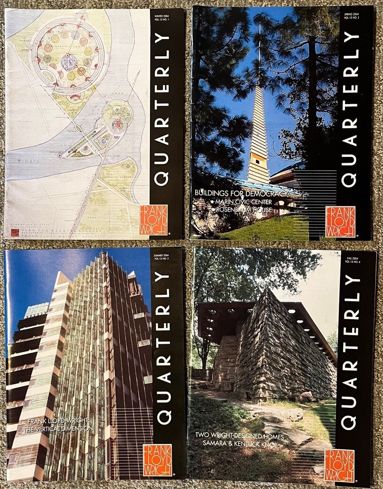 Frank Lloyd Wright Quarterly 2004-2012, Full Years, your choice
