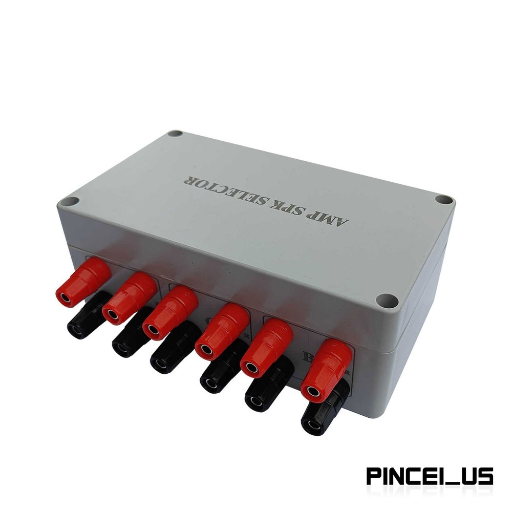 ZH-12A ABS Plastic Audio Amplifier Speaker Selector Multi-channel AMP Speaker