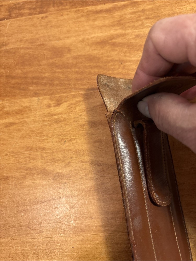 FREDERICK POST 1461 POCKET Versalog Slide Rule Leather case Vintage