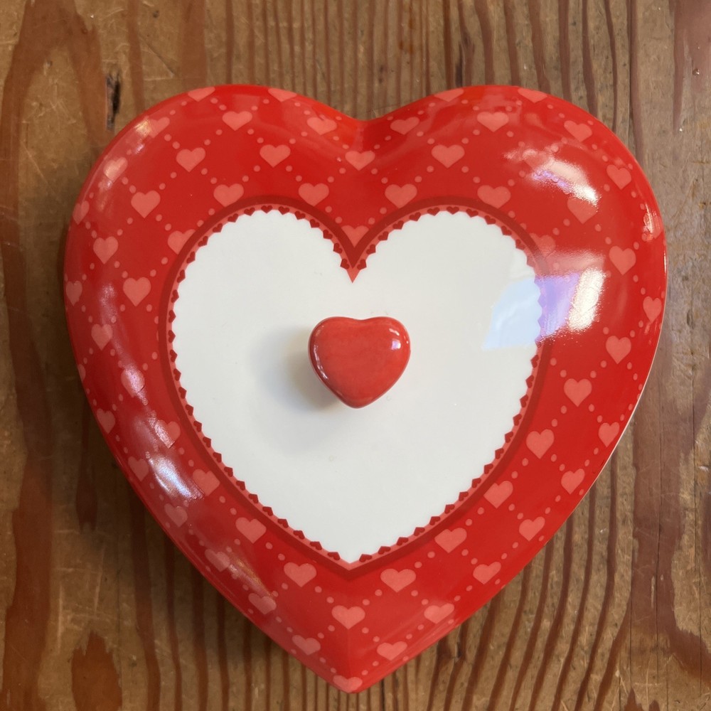 See’s Candy Box Red Heart Dishwasher Safe
