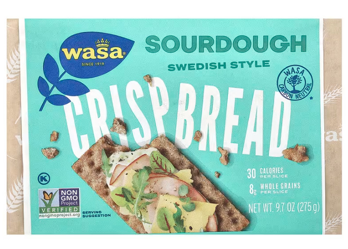 Wasa Flatbread Crispbread Sourdough 8.8 oz Pack of 2