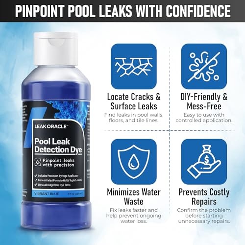 Leak Oracle Pool Detection Dye Kit – Vibrant Blue